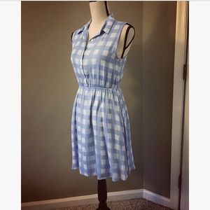 Blue Sleeveless Dress